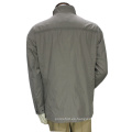 Abrigo casual de chaqueta con cremallera Highneck de los hombres